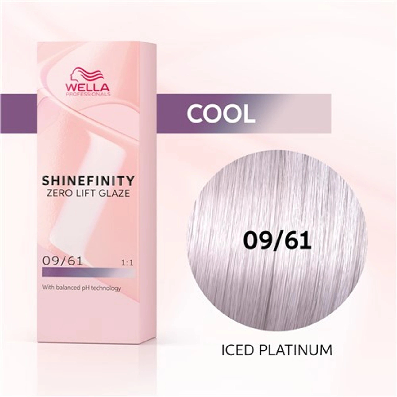 Wella Professional Shinefinity Zero Lift Glaze - 09/61 60ml - Very Light Blonde Violet Ash főképe